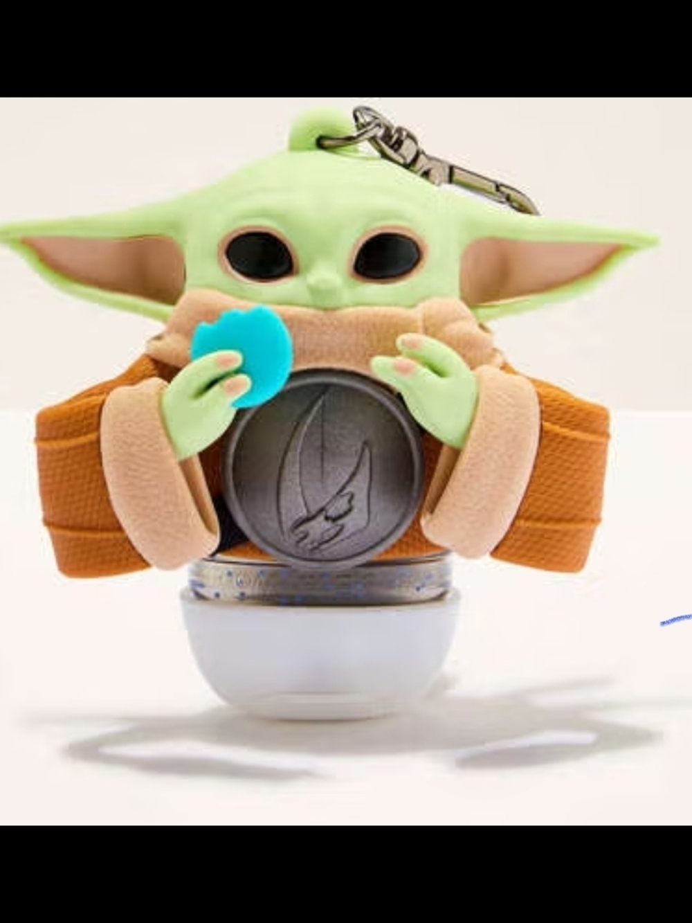 Bath & Body Works The Child (Grogu) Keychain - Green, Orange, Tan